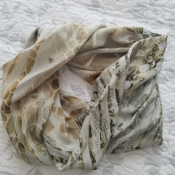 Roberto Cavalli Scarf 100% Silk - Picture 3 of 6